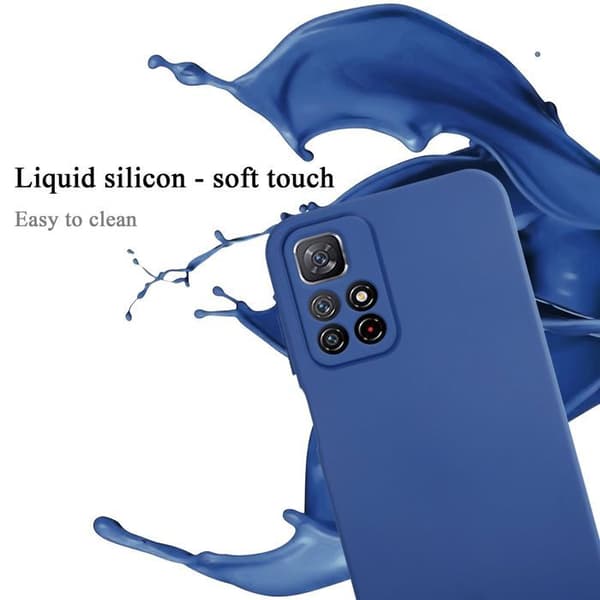 Skal för Redmi Note 11s 5G Stötabsorberande i LIQUID BLUE Blå