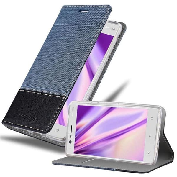 Skyddsfodral för Nokia 3 2017 i BLÅ SVART Etui Case Skydd Blå