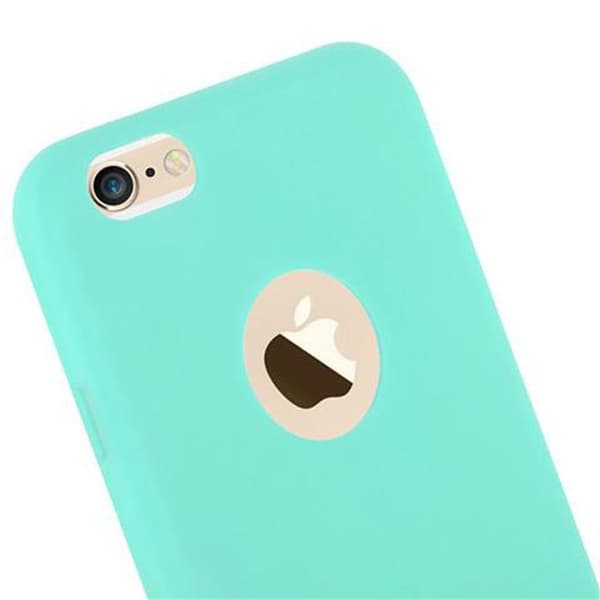 Skal för iPhone 6 / 6S CANDY BLÅ Stötsäker Silikon Blå
