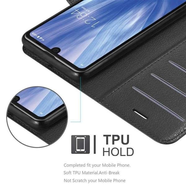 Etui för Sharp Aquos R3 i JETSVART Svart