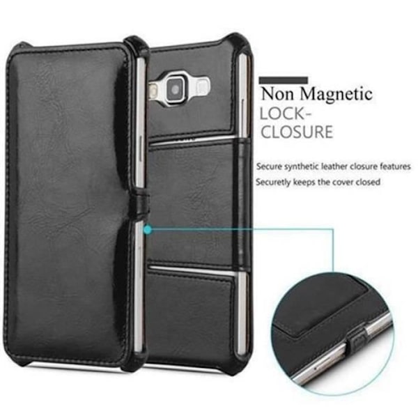 Cadorabo Fodral Fodral för > Samsung Galaxy A5 (5) - 2015 Modell < Fodral Fodral Bumper Wallet UTAN magnetisk stängning
