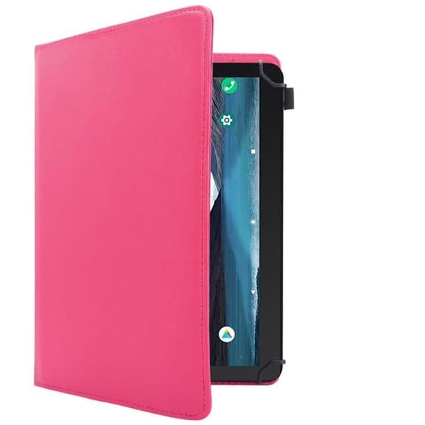 Fodral för 10" Tablets Etui i ROSA Skydd 360 grader Ros