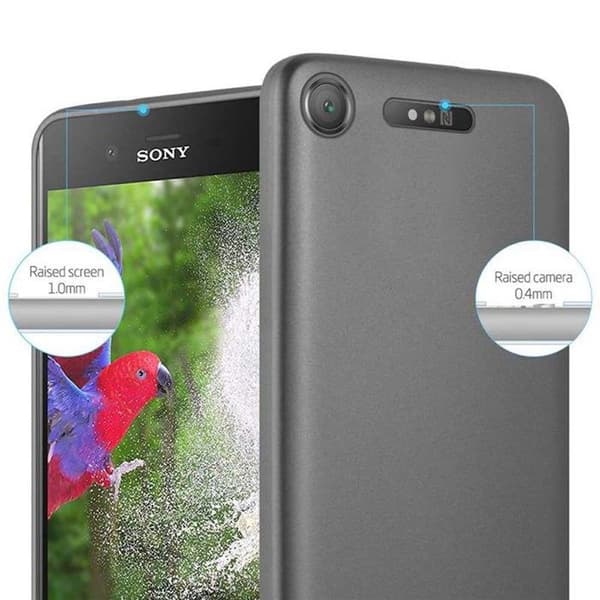 Skyddsfodral för Sony Xperia XZ1 Skyddsfodral i MATTS GRÅ METALLISK design Grå