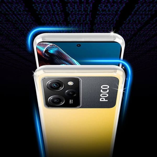 Transparent stötsäker silikonfodral för Xiaomi X5 Pro Vit