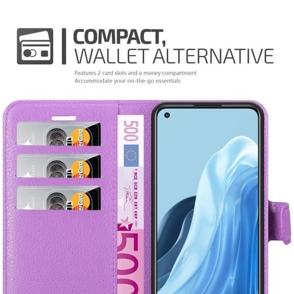 Fodral för Oppo FIND X5 LITE / Reno7 5G i ORKIDÉ VIOLETT Violett
