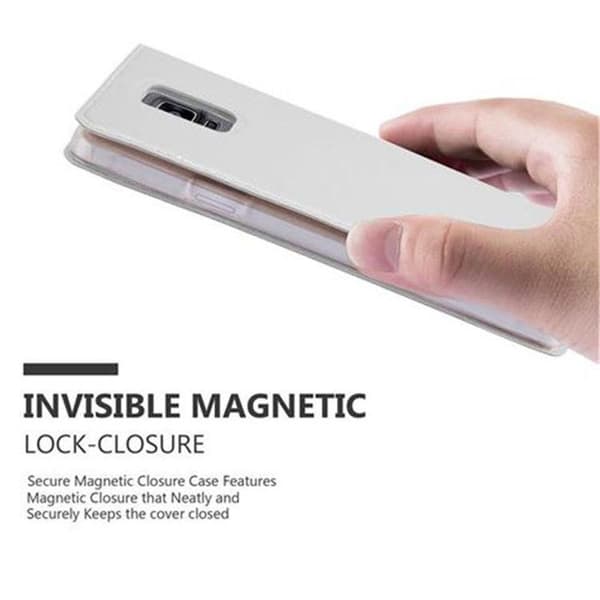 Flip-fodral för Samsung Galaxy NOTE 4 Fodral i KLASSISK SILVER Plånbok Stötsäker Grå
