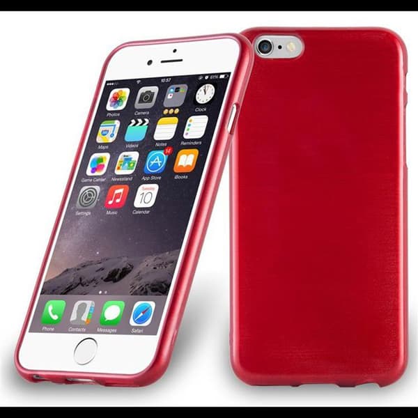 iPhone 6 / 6S RÖD Skal Stötabsorberande Skydd Röd