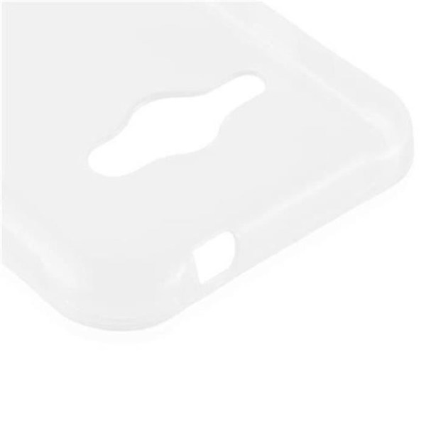 Samsung Galaxy J1 ACE COMPLETE TRANSPARENT Fodral Cadorabo DESIGN AIR TPU Silikonskydd Fodral Skydd Ultrasmal stötfångare