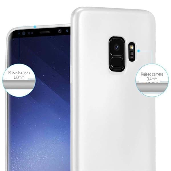Skyddsfodral för Samsung Galaxy S9 Skyddsfodral i MATTSILVER Metallisk design Grå