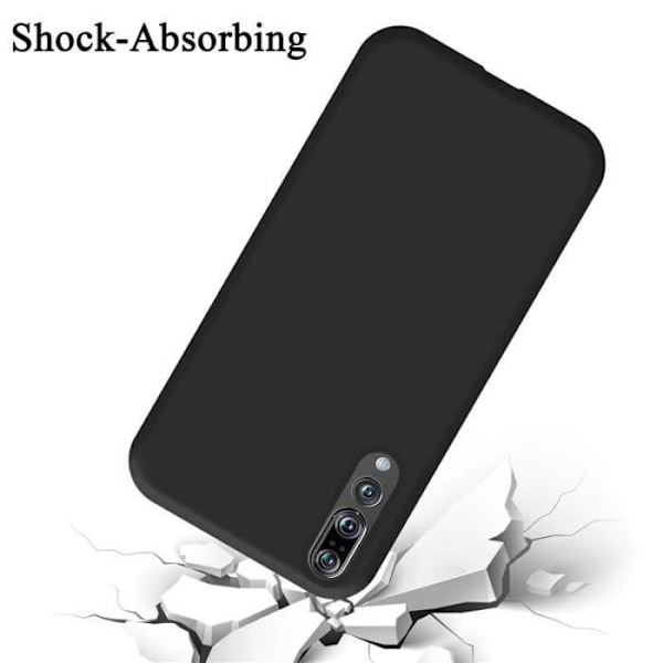 Cadorabo skal för Huawei P20 Pro/P20 Plus - i svart - Flexibelt TPU-silikon Svart