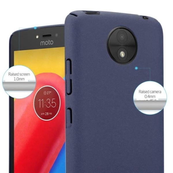 Coque - CADORABO - MOTO C PLUS - Hårda skydd - Matt design - Blå färg Blå