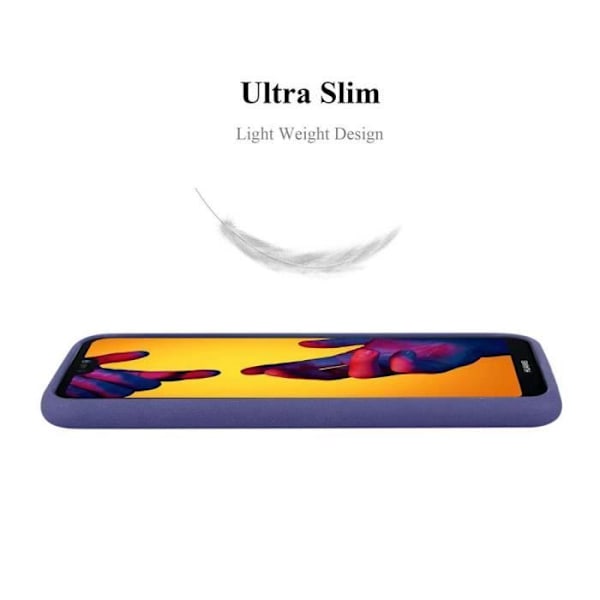 Coque - CADORABO - Huawei P20 LITE 2018 / NOVA 3E - silikon TPU - Stötskydd - Tunn och lätt design Frost mörkblå