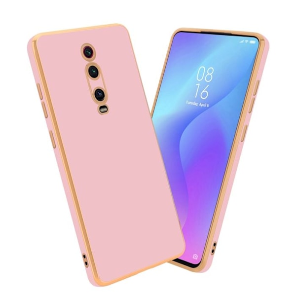 Hölster för Xiaomi Mi 9T / Mi 9T PRO / RedMi K20 / RedMi K20 PRO Fodral i Glänsande Rosa - Guld Etui Fodral Silicone TPU och Rosa