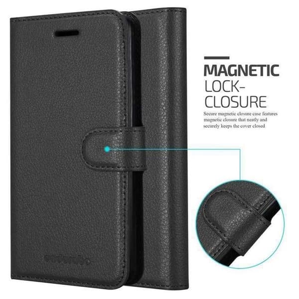 Etui för Honor View 20 i JET BLACK Svart