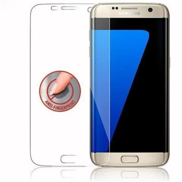 Cadorabo Skärmskydd för Samsung Galaxy S7 EDGE 0,3 mm Rundade hörn HÖG TRANSPARENS Härdat glas Transparent