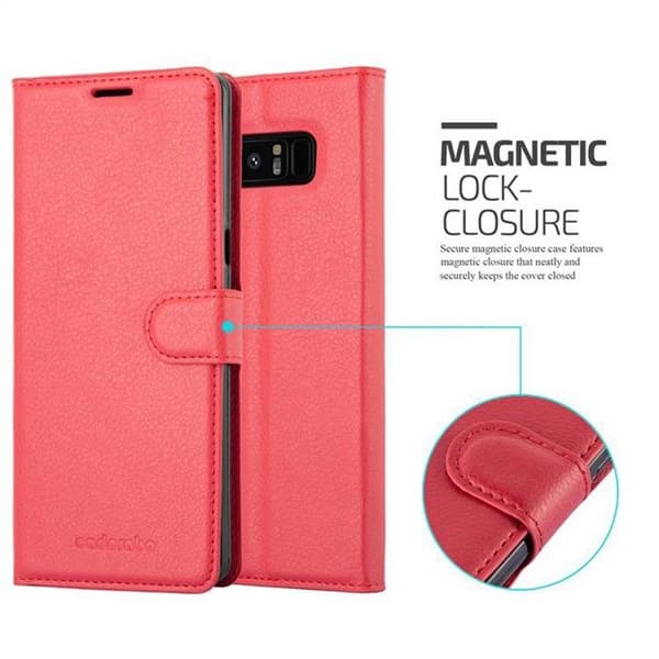 Etui för Samsung Galaxy NOTE 8 i KIRSCHRÖD Röd