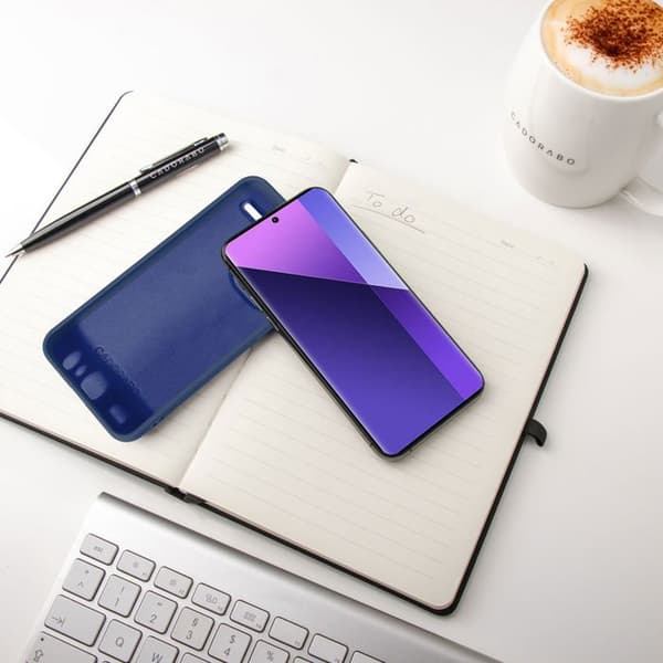 Skal för Xiaomi Redmi Note 13 Pro Plus Stötabsorberande i LIQUID BLUE Blå