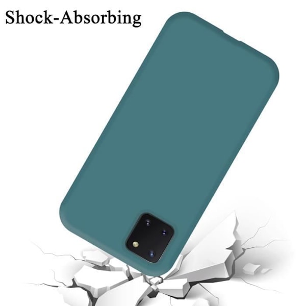 Cadorabo Fodral för Samsung Galaxy A81 / NOTE 10 LITE / M60s i LIQUID LIGHT GREEN Cover Protection Flexibelt TPU silikonskydd LJUSGRÖN VÄTSKA