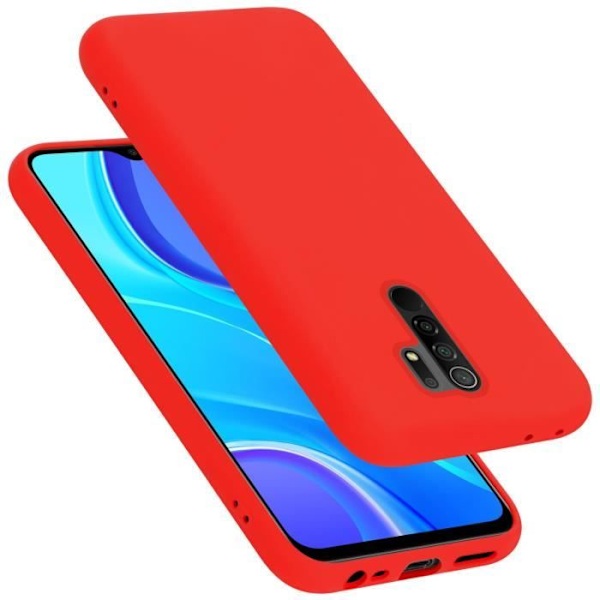 Coque - CADORABO - Xiaomi RedMi 9 - Silikon TPU - Röd - Stötbeständighet Röd