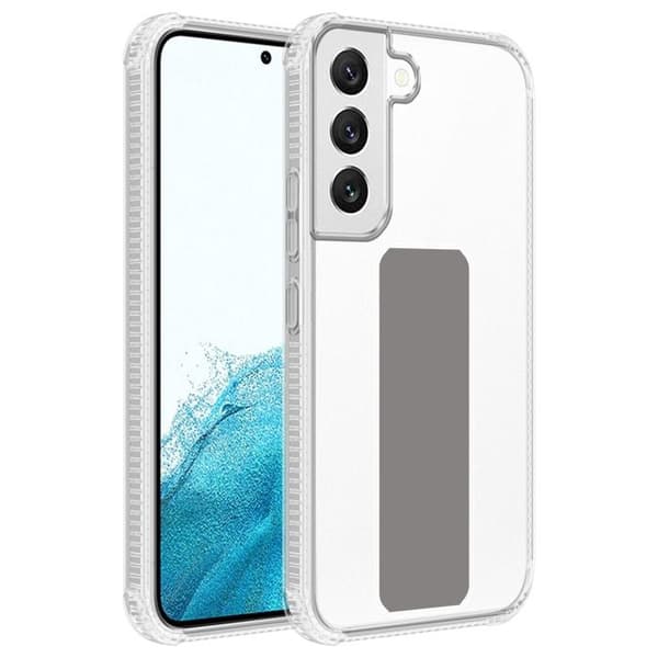 Skydd för Samsung Galaxy S22 GRÅ med stöd och ställfunktion Grå