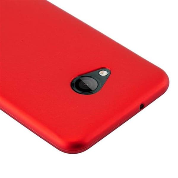 Skyddsskal för HTC U PLAY Skyddsskal i MATTE RÖD Metallic Design Röd