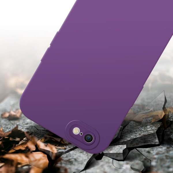 Skyddsfodral för iPhone 6 PLUS / 6S PLUS i MATTA FLUID VIOLETT Stötsäker Violett