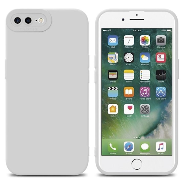Skyddsfodral för iPhone 7 PLUS / 7S PLUS / 8 PLUS i FLUID VIT Stötsäker Vit