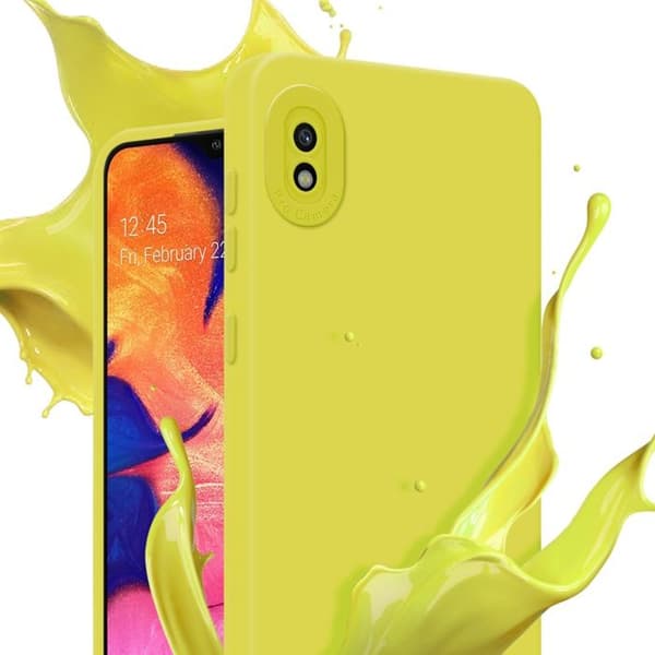 Skyddsfodral för Samsung Galaxy A10 i FLUID GUL Antichock Gul