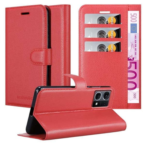 Etui för Realme 7 5G i KIRSCHRÖD Röd
