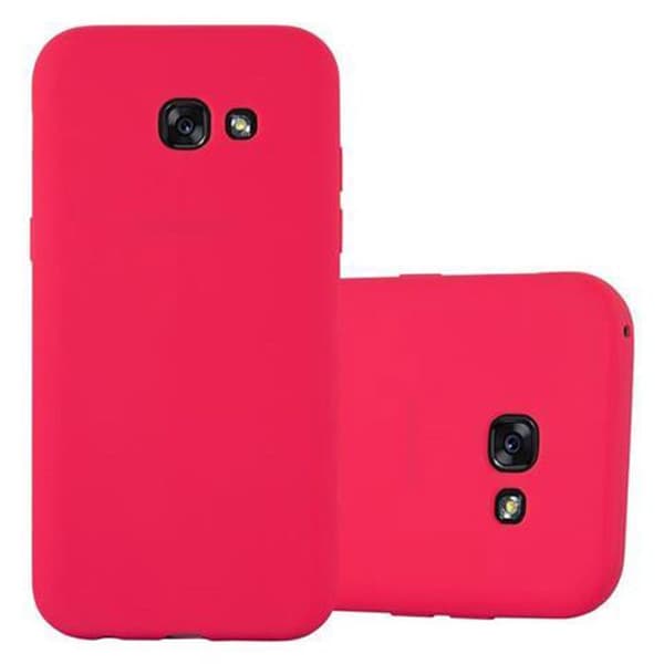Skyddsfodral för Samsung Galaxy A3 2017 CANDY RÖD Stötsäker Silikon Röd
