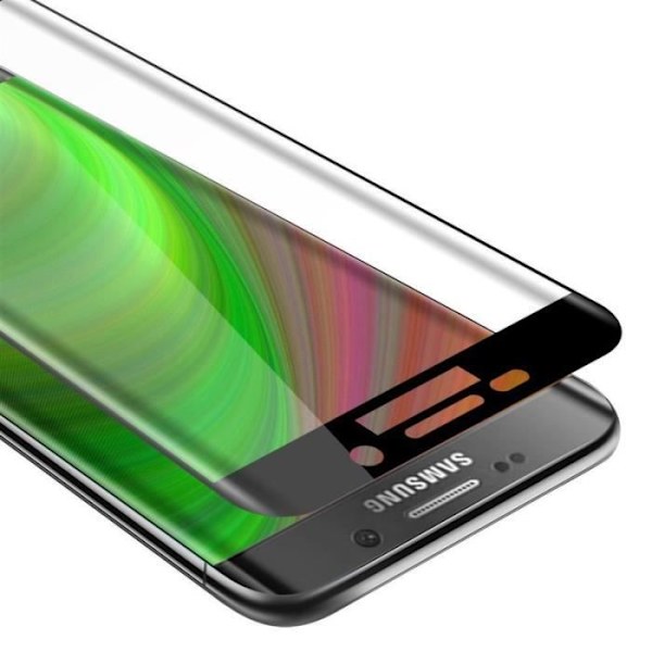 Cadorabo härdat glas för Samsung Galaxy S6 EDGE PLUS Svart filmskydd Samsung Galaxy S6 EDGE PLUS Svart