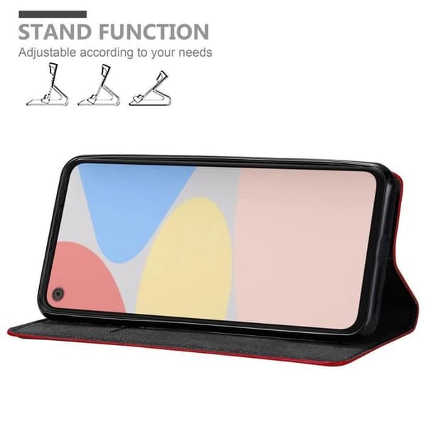 Fodral för Google PIXEL 4A Skal i ÄPPLE RÖD Röd