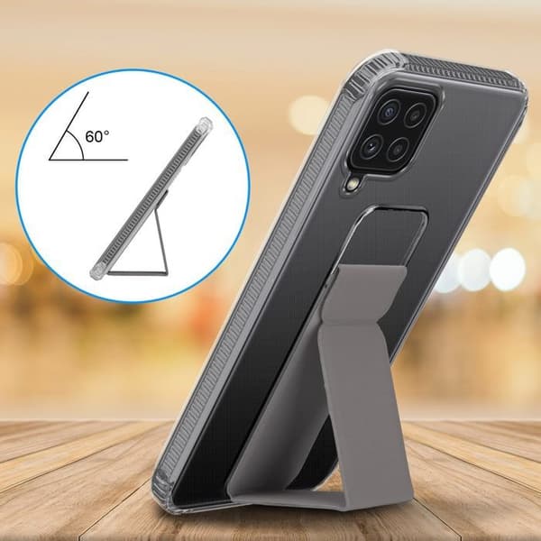 Skydd för Samsung Galaxy A22 4G / M22 / M32 4G GRÅ med stöd och ställfunktion Grå