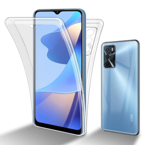 Transparent skydd för Oppo A16s / A54s Vit