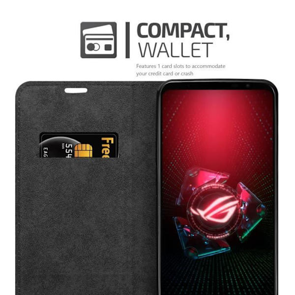 Fodral till Asus ROG Phone 5 Fodral i OIL TURQUOISE Fodral Skydd Plånbok Plånbok Turkos olja
