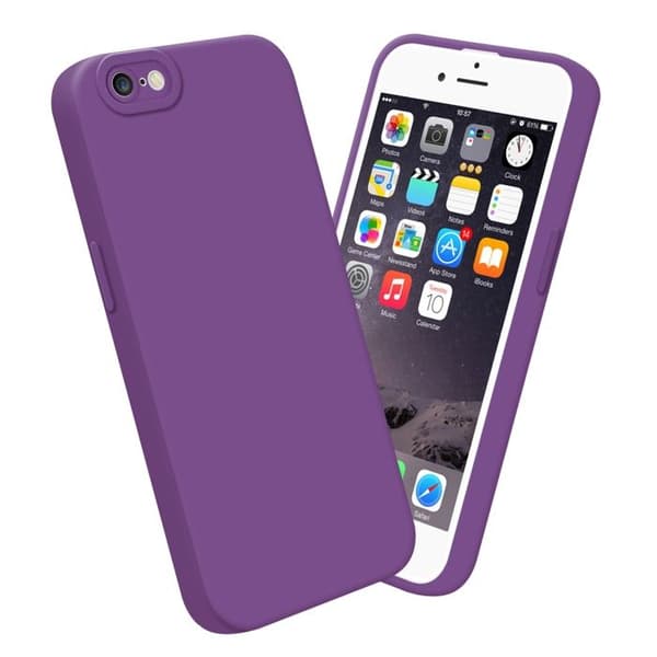 Skyddsfodral för iPhone 6 / 6S i MATTE FLUID VIOLET Stötabsorberande Violett