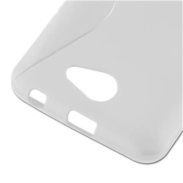 Fodral för HTC Desire 316 / 516 i SEMI TRANSPARENT Vit