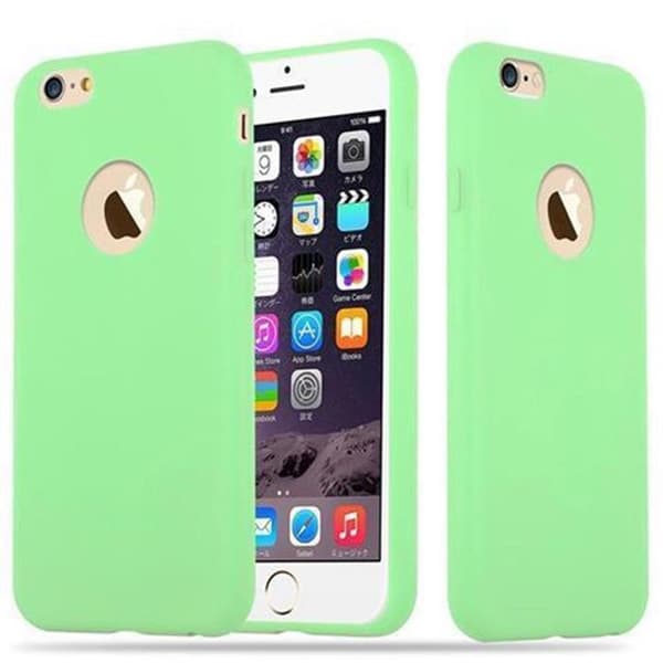 Skal för iPhone 6 / 6S CANDY GRÖN PASTELL Stötsäker Silikon Grön