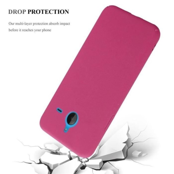 Cadorabo Fodral till Nokia Lumia 640 XL i FROSTY HOT PINK