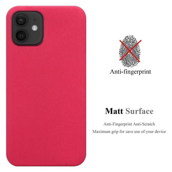 iPhone 12 MINI FROST RÖD Skyddsskal i silikon TPU Röd