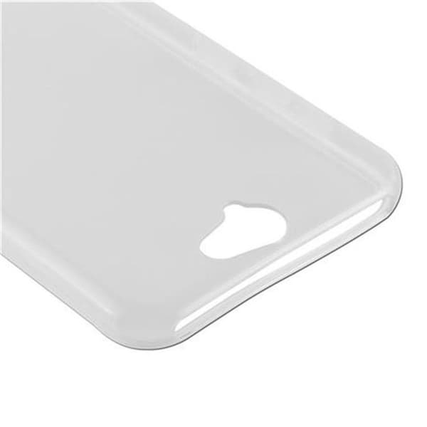 Transparent stötabsorberande silikonfodral för HTC ONE A9 Vit