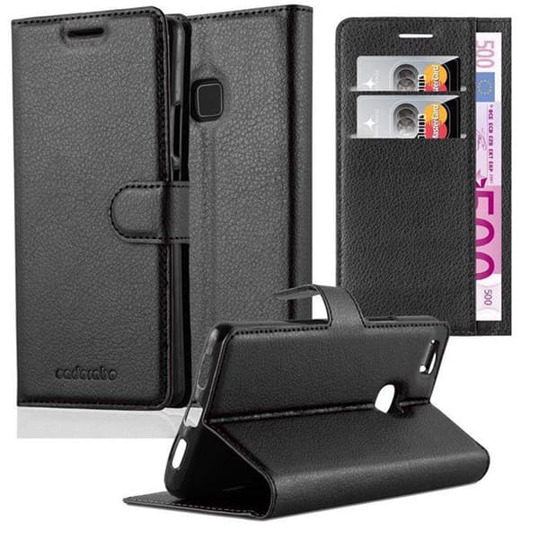 Fodral för Huawei P8 LITE 2017 / P9 LITE 2017 i JET BLACK Svart