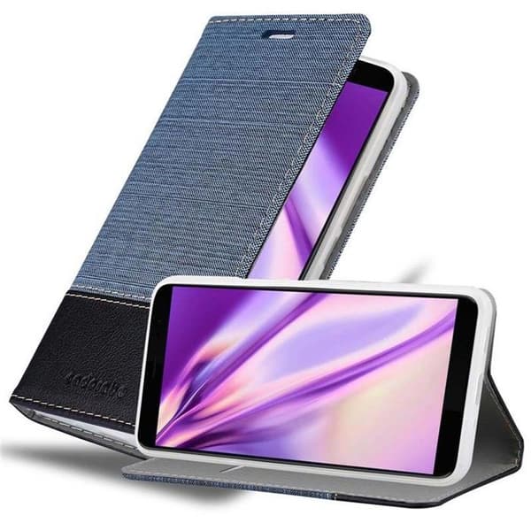Skyddsfodral för HTC U11 PLUS i BLÅSVART Etui Case Skydd Blå