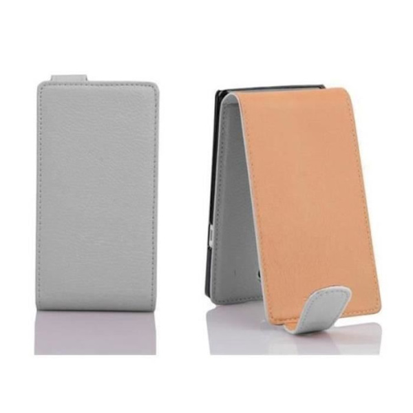Cadorabo Fodral LG G2 MINI DESIGN FLIP Style Fodral Fodral Fodral konstläder Struktur VIT ALABASTER