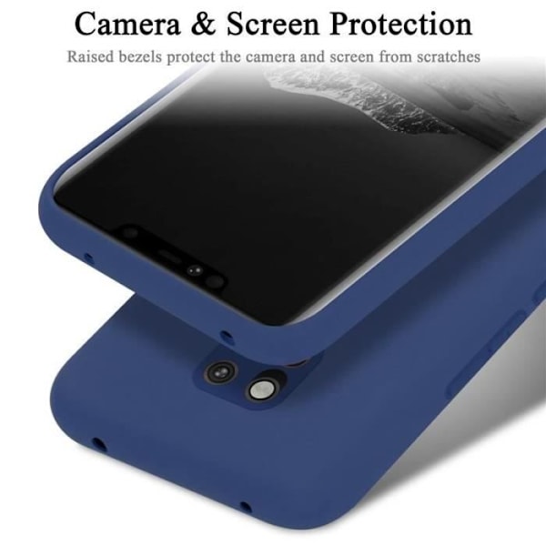 Telefoncase - CADORABO - Huawei MATE 20 Pro - Silikon TPU - Optimal skydd - Tunn och lätt design Blå