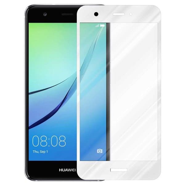 Helt härdat skärmskydd för Huawei NOVA Vit