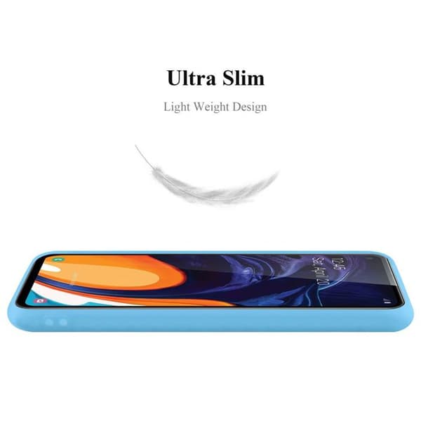 Skyddsfodral för Samsung Galaxy A60 / M40 CANDY BLÅ Stötabsorberande Silikon Blå