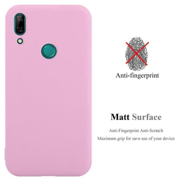 Fodral för Huawei P SMART Z / Y9 PRIME 2019 / Njut av 10 PLUS i CANDY PINK HOT Cadorabo Cover Skydds Silikon TPU Fodral Candy Hot Pink