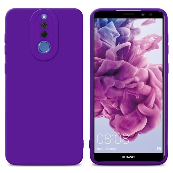 Coque för Huawei MATE 10 LITE i FLUID VIOLET FONCÉ Hölster Etui Fodral i flexibelt TPU-silikon Skydd Lila