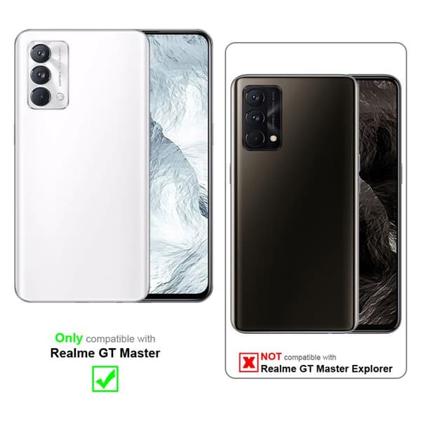 Skyddsfodral för Realme GT Master CANDY MÖRKBLEU Stötskydd Silikon Blå
